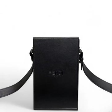 Calfskin Phone Holder With Strap