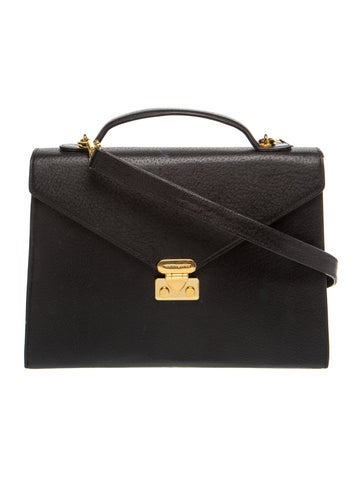 Leather Top Handle Bag
