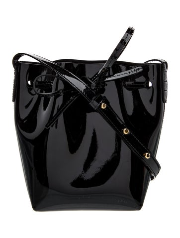Mansur Gavriel Patent Leather Bucket Bag
