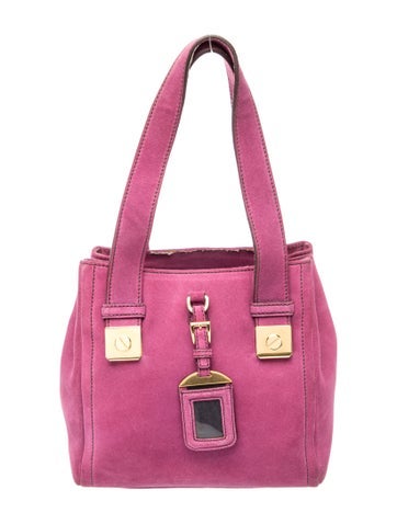 Enameled Metal Triangle Tote