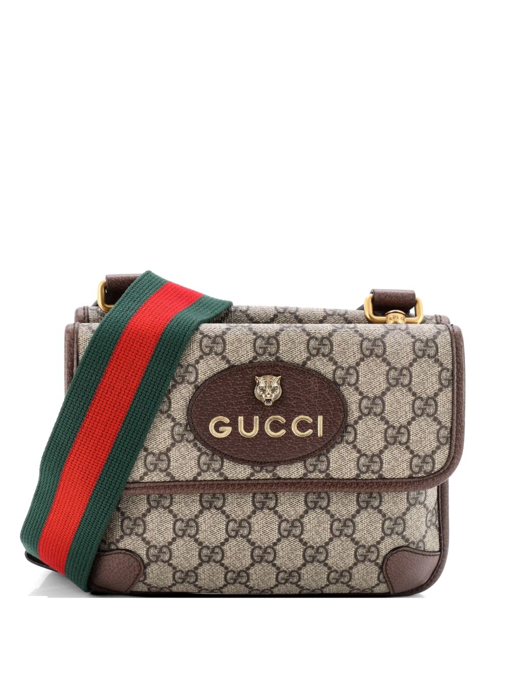 Neo Vintage Flap Messenger GG Coated Canvas Small crossbody bag
