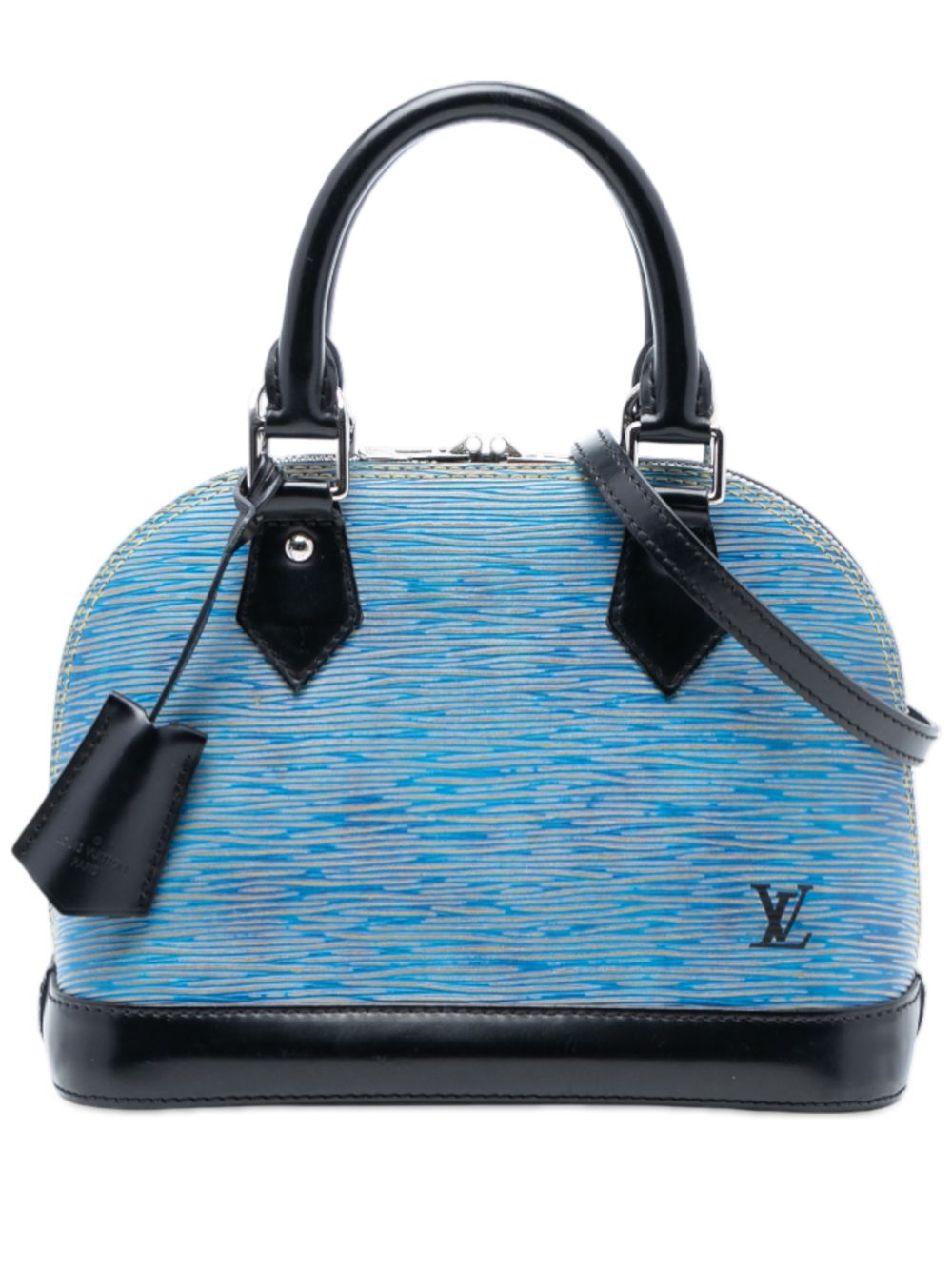 2016 Epi Denim Alma BB satchel