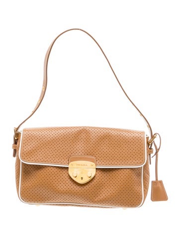 Saffiano Leather Shoulder Bag