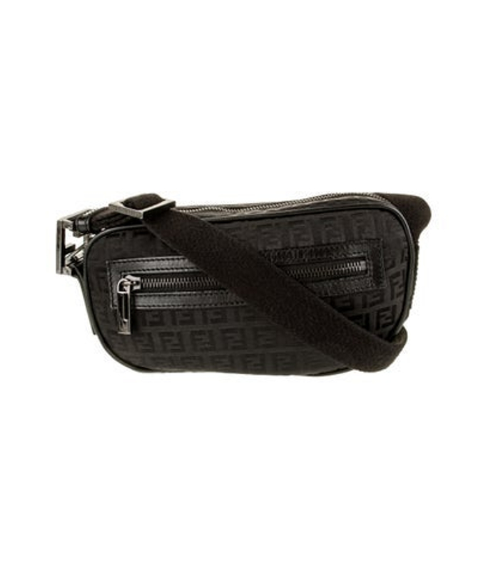 Fendi Zucchino Ff Crossbody Bag Vintage