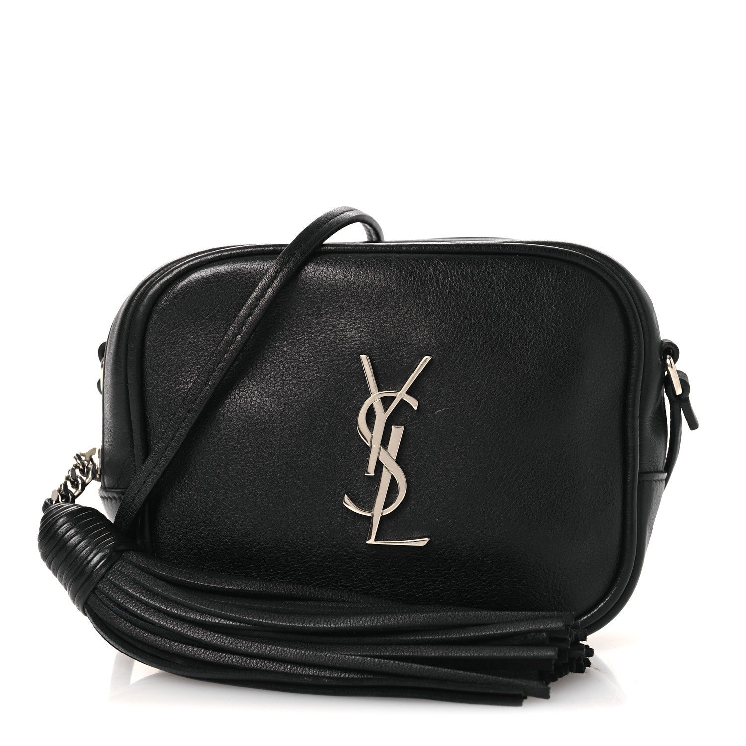 Saint Laurent Nappa Monogram Blogger Bag Black