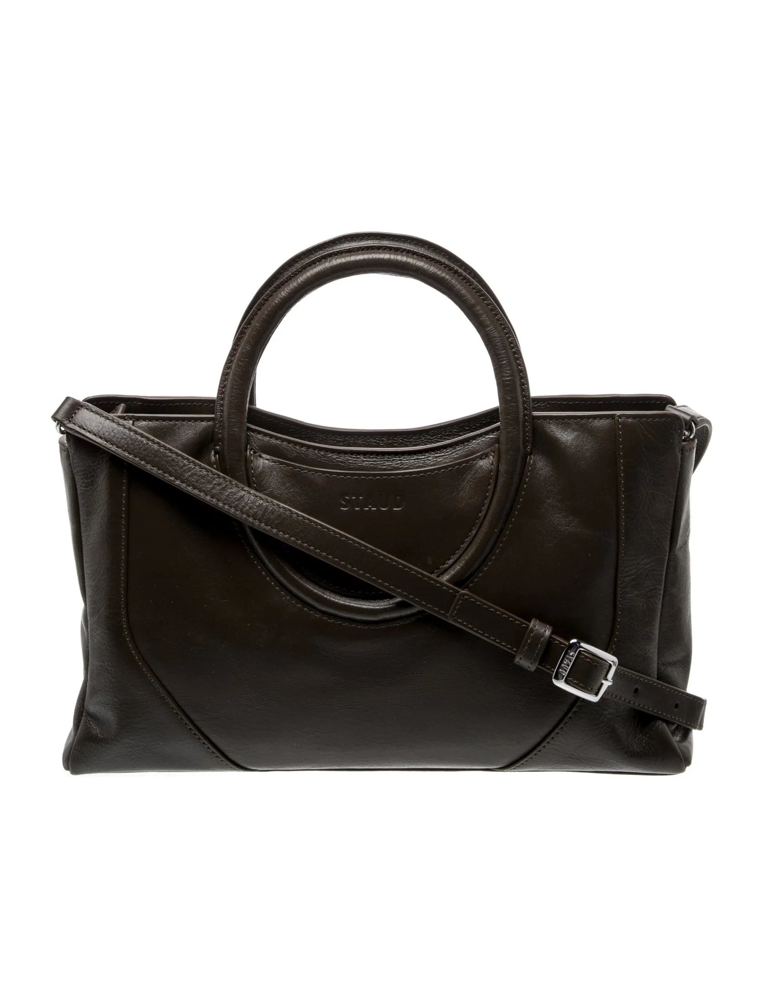Leather Top Handle Bag