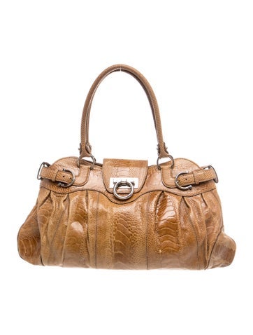Leather Top Handle Bag