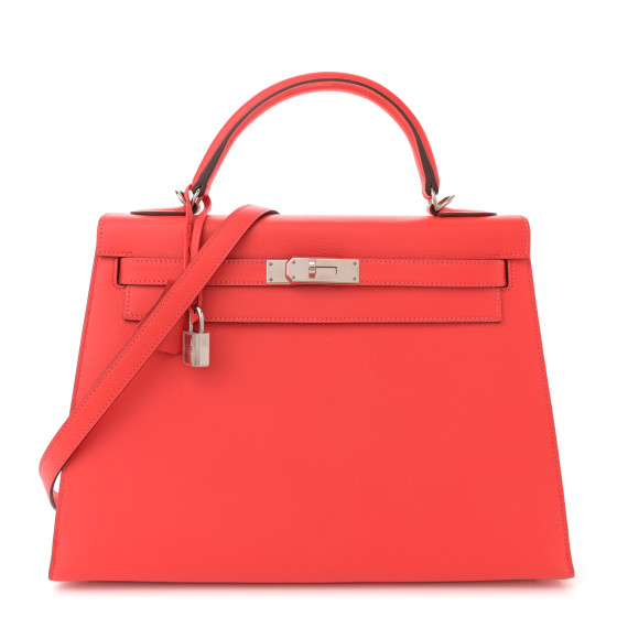 Hermes Epsom Kelly Sellier 32 Rose Jaipur