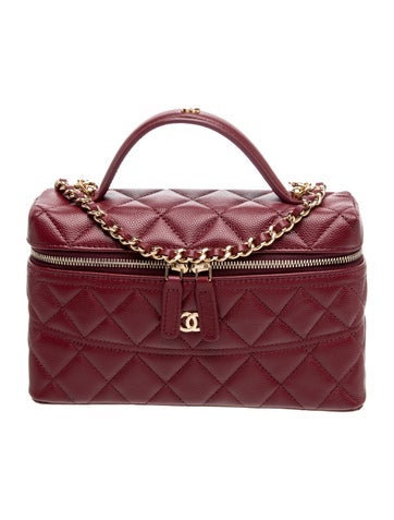 2026 Quilted Caviar Trendy Slim Vanity Case w/ Tags