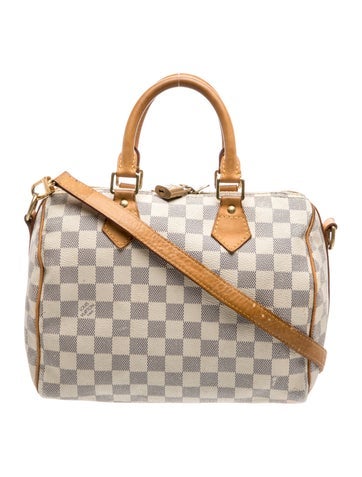 Damier Azur Speedy Bandouliere 25