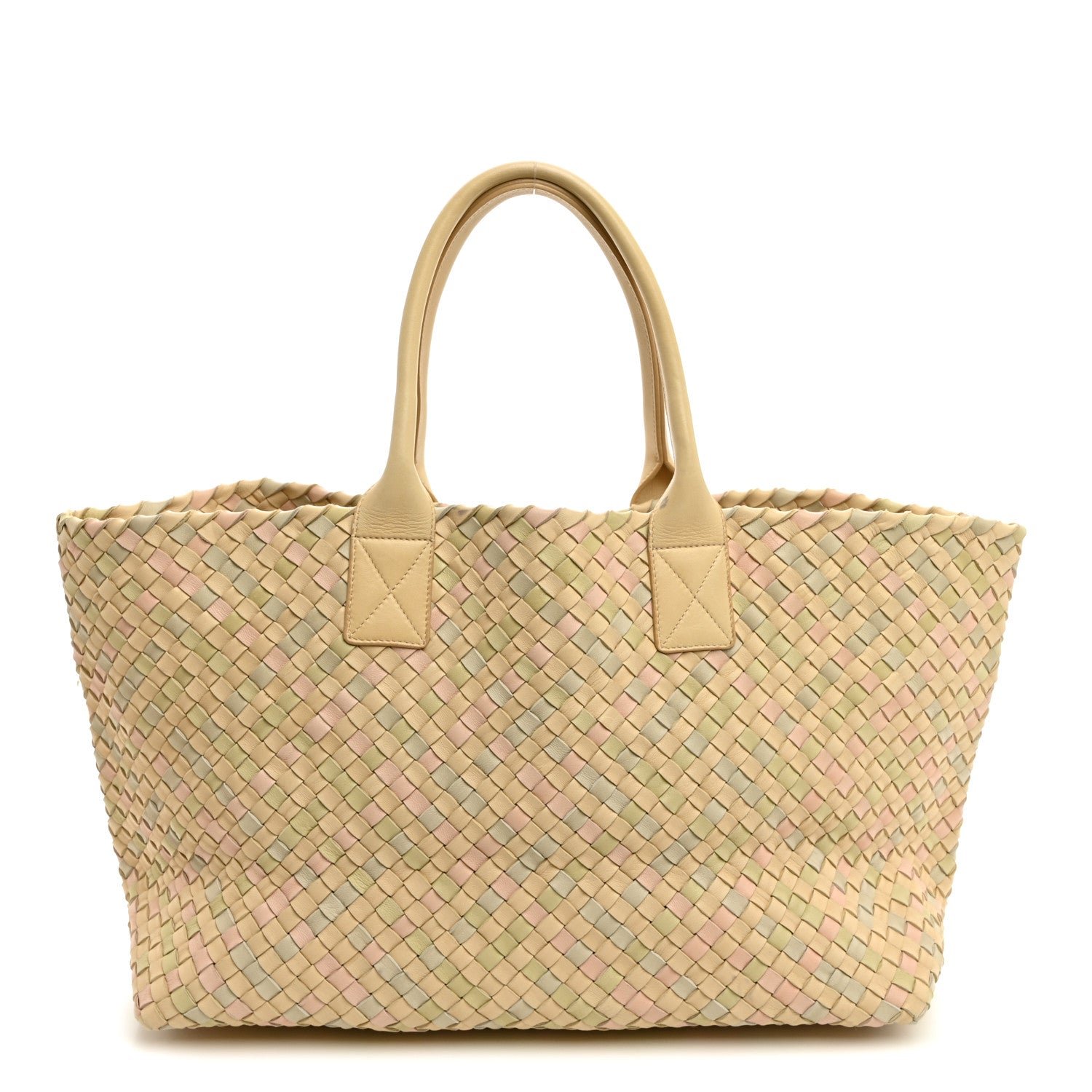 Bottega Veneta Bottega Veneta Nappa Intrecciato Medium Cabat Multicolor
