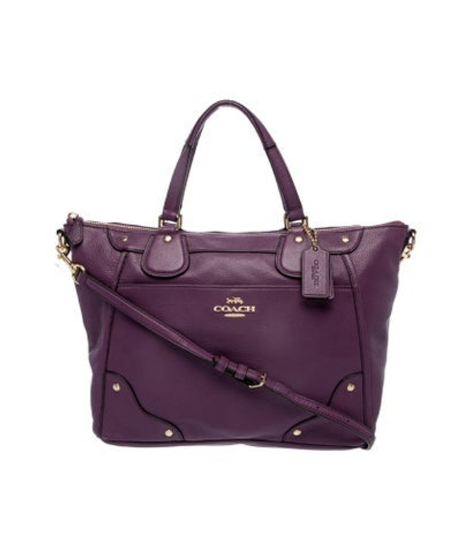 Coach Leather Top Handle Bag