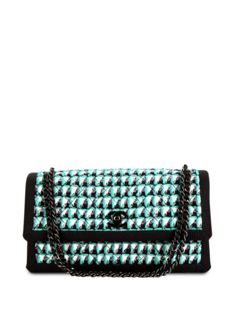 2016 Timeless houndstooth tweed shoulder bag 