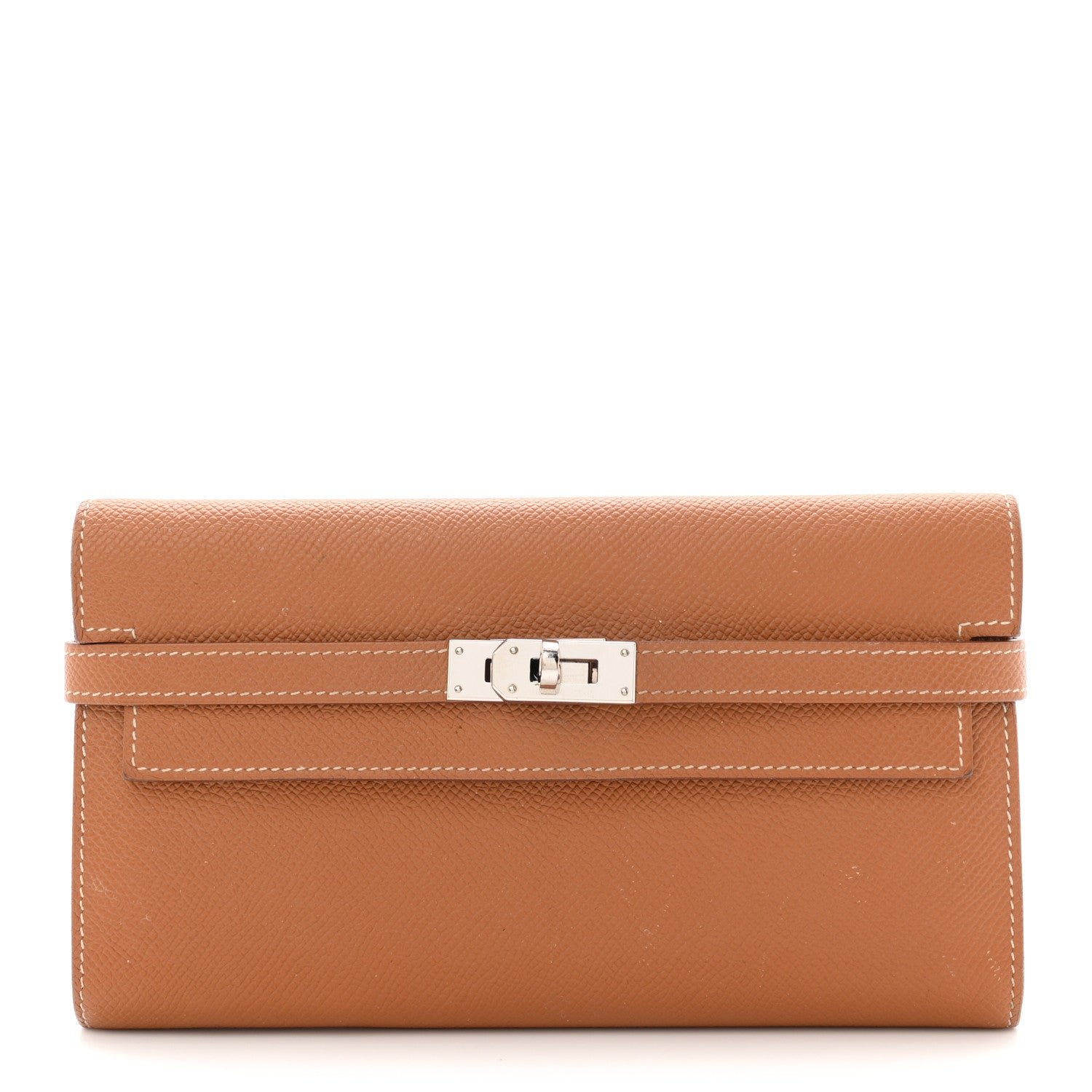 Hermes Epsom Kelly Longue Wallet Gold