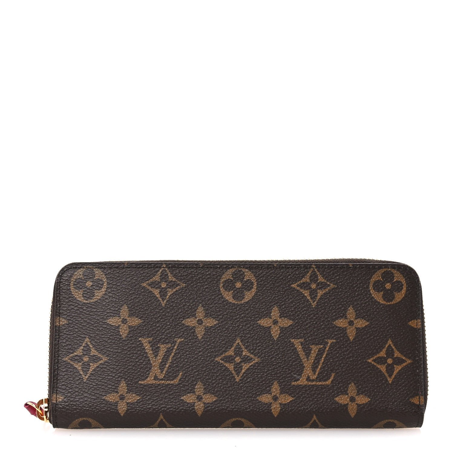Louis Vuitton Monogram Clemence Wallet Fuchsia