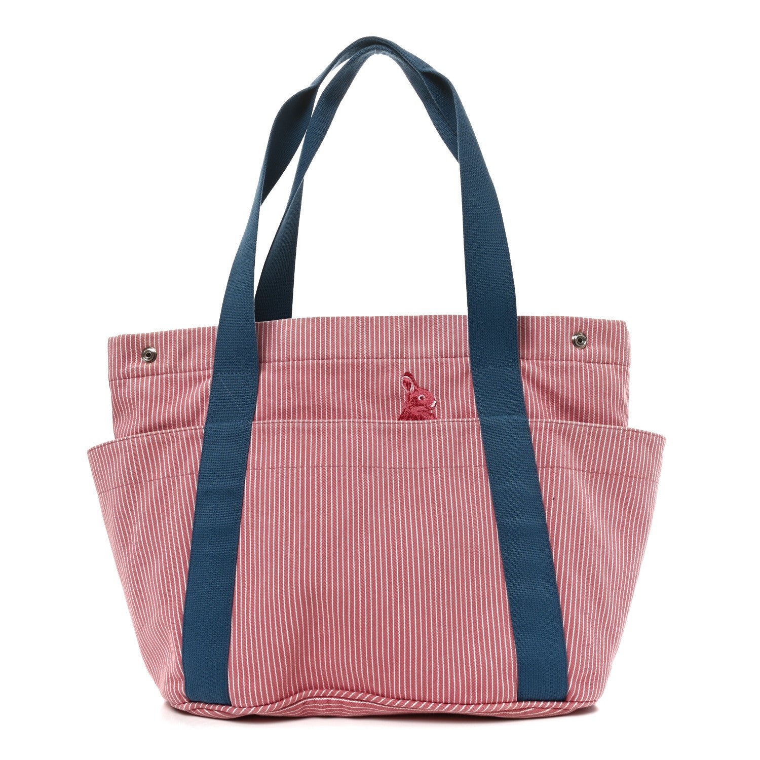 Hermes Cotton Canvas Passe-Passe Nappy Tote Bag Figue