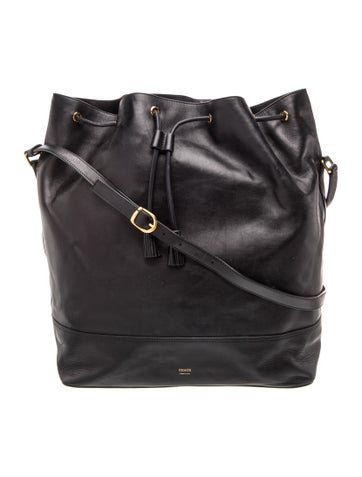 Leather Bucket Bag