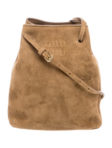 Suede Bucket Bag