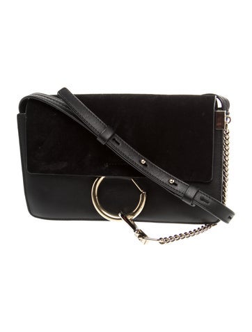 Chloe Leather Faye Crossbody Small