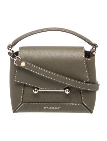 Strathberry Leather Top Handle Bag