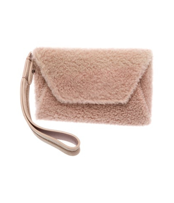 Brunello Cucinelli Cucinelli Shearling Clutch
