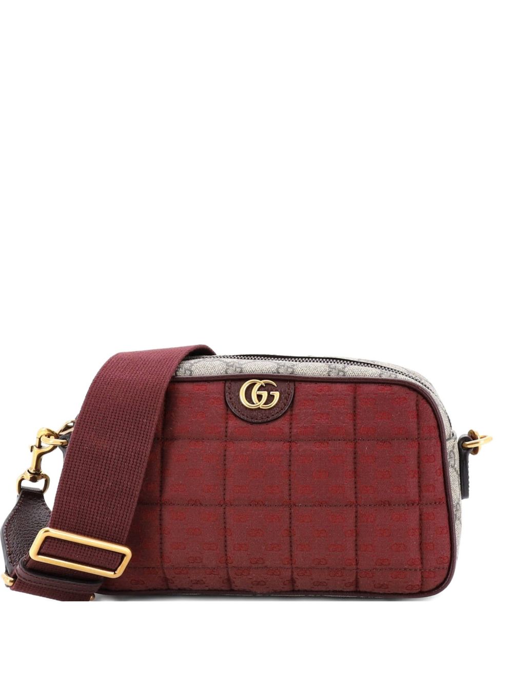 Zip GG Coated Canvas and Quilted Mini GG Canvas Small crossbody bag