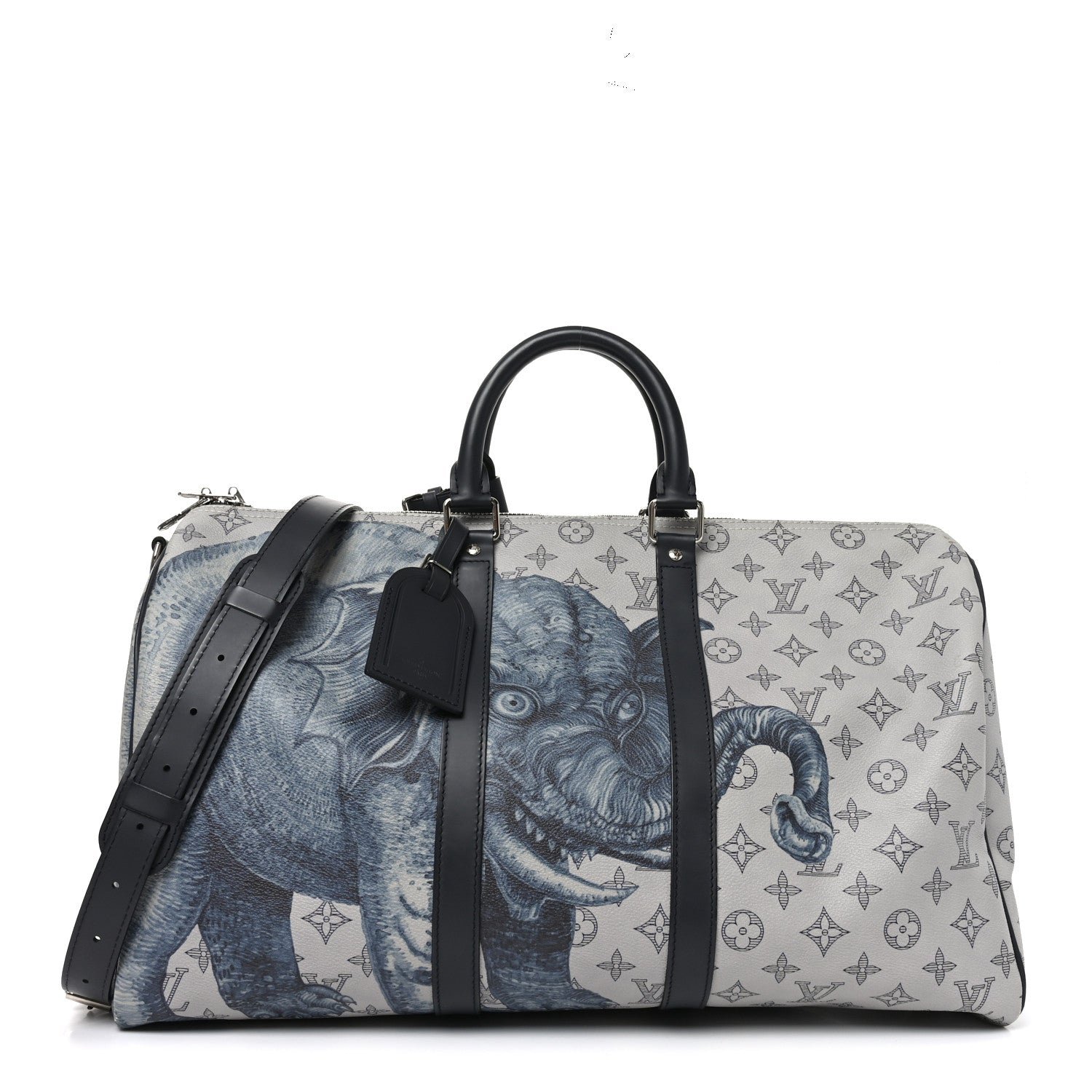 Louis Vuitton Louis Vuitton Savane Monogram Elephant Chapman Keepall Bandouliere 45 Dune