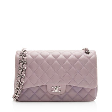Chanel Leather Classic Jumbo Double Flap Bag
