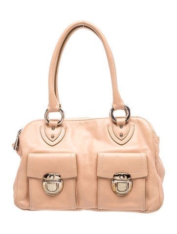 Leather Top Handle Bag