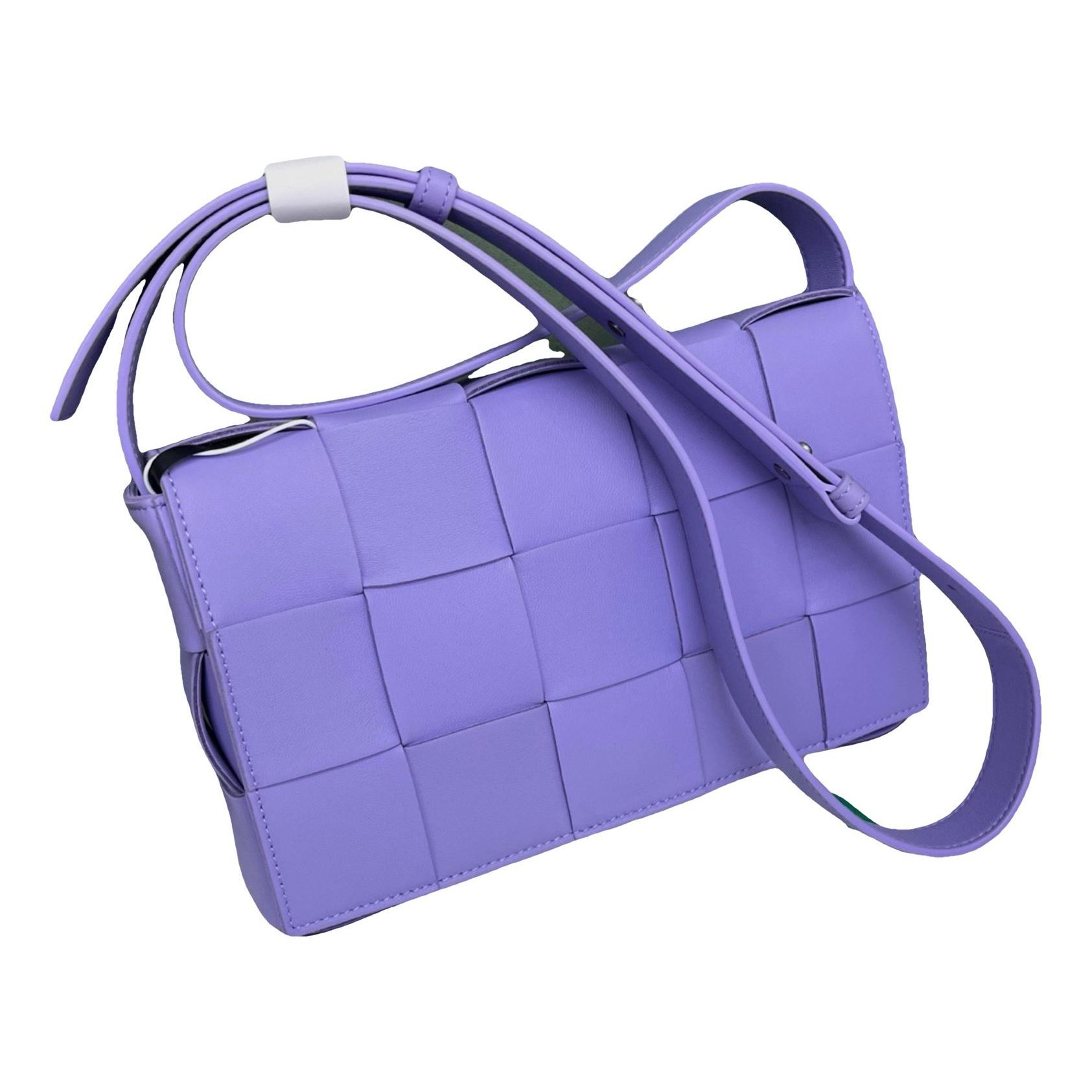 Cassette leather handbag