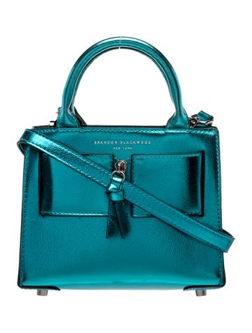 Brandon Blackwood Leather Top Handle Bag