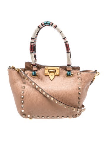 Rockstud Top Handle Bag