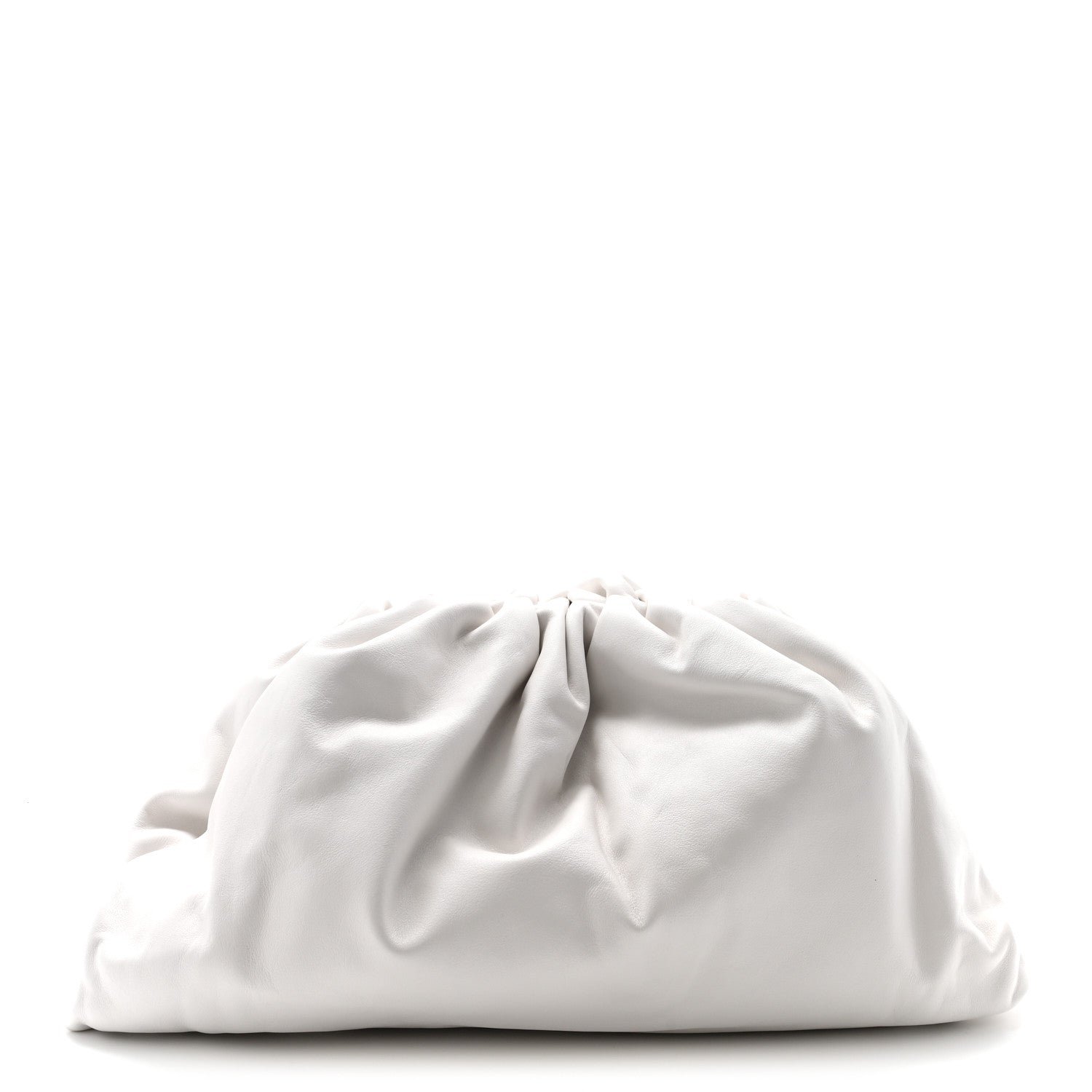 Bottega Veneta Smooth Butter Calf The Pouch Oversized Clutch  Plaster