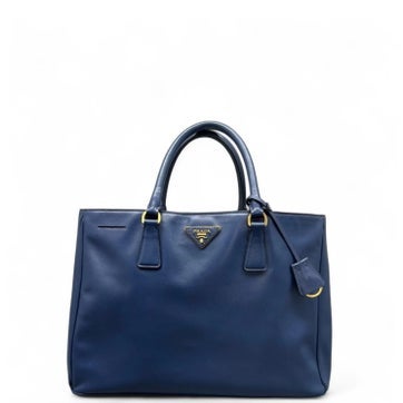 Saffiano Lux Leather Galleria Double Zip Tote Large