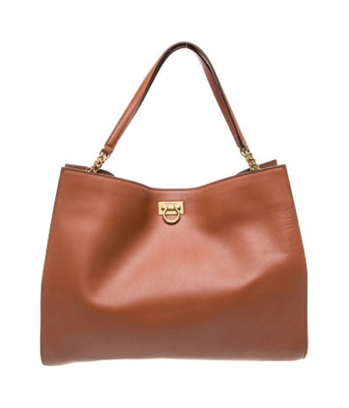 Salvatore Ferragamo Ferragamo Leather Hobo