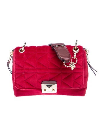 Karl Lagerfeld Suede Shoulder Bag