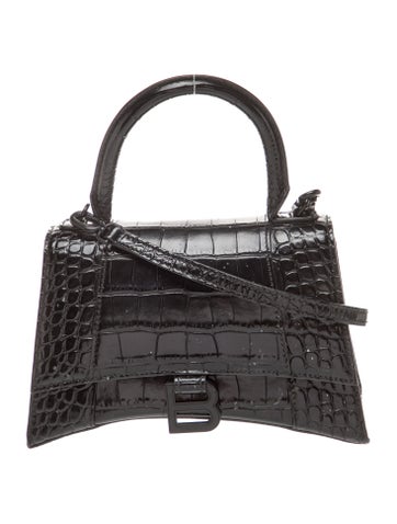 Embossed Leather Hourglass Small