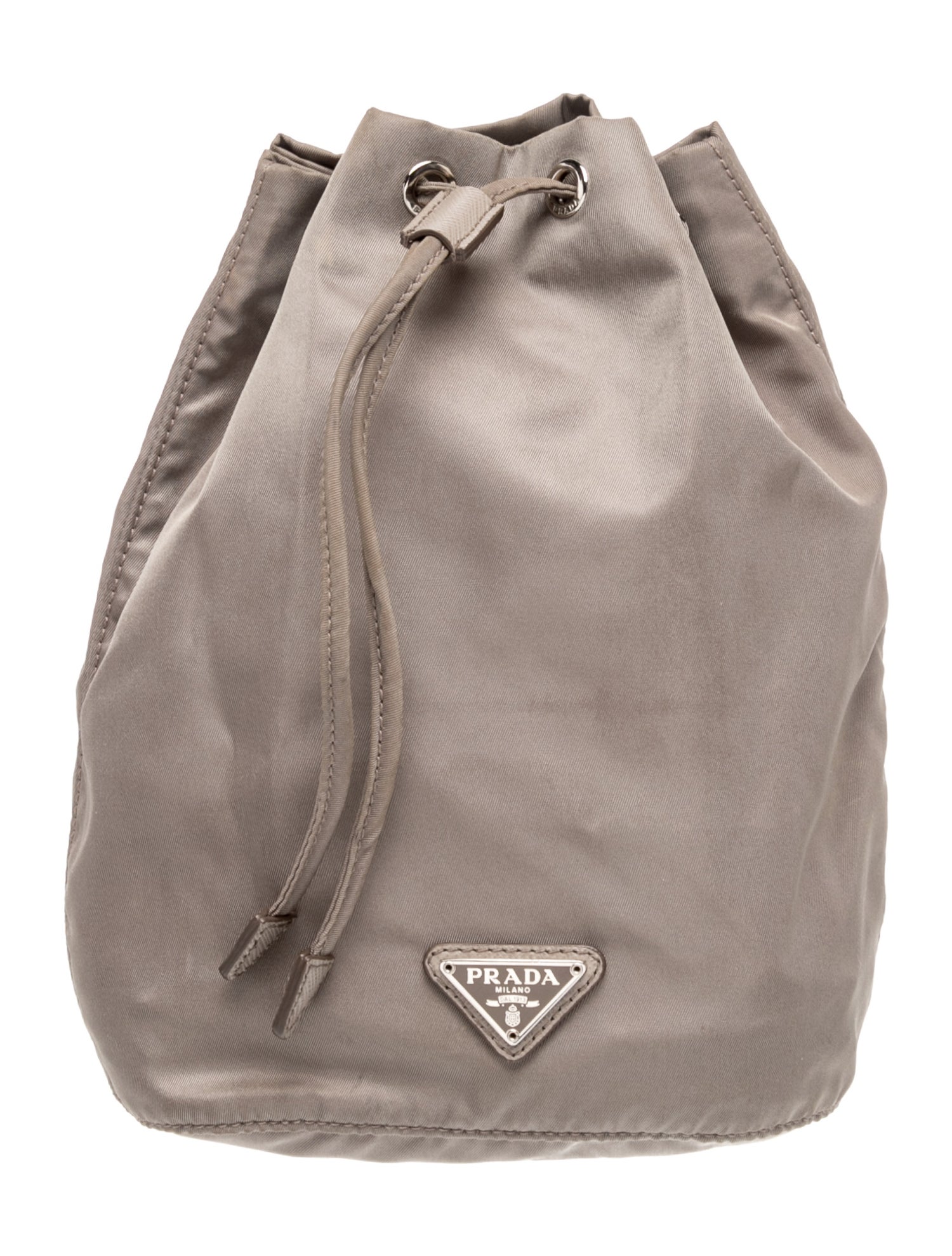 Saffiano Leather Bucket Bag