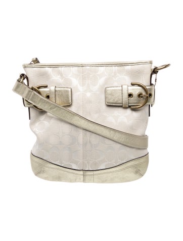 Leather Signature Soho 2WAY File Crossbody Bag