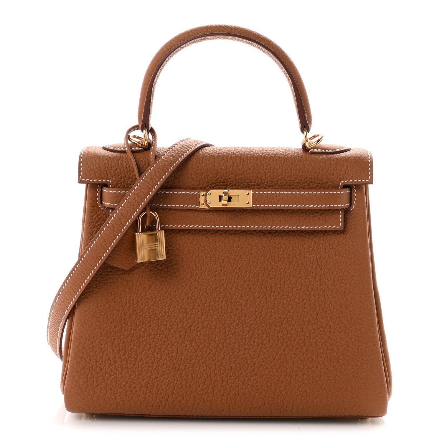 Hermes Togo Kelly Retourne 25 Gold