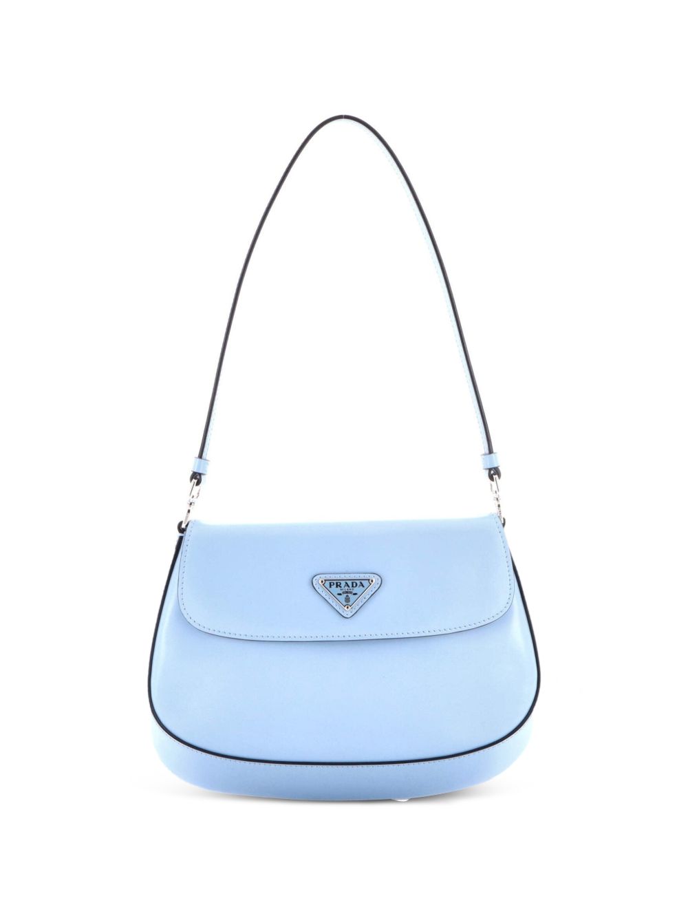 Cleo Flap Shoulder Bag Spazzolato Leather Small hobo bag