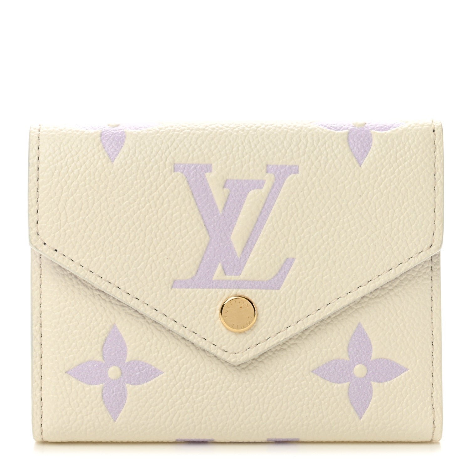 Louis Vuitton Empreinte Monogram Giant Victorine Wallet Latte Bubble Tea