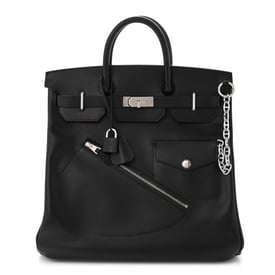 Hermes Veau Volupto Rock HAC Birkin 40 Black