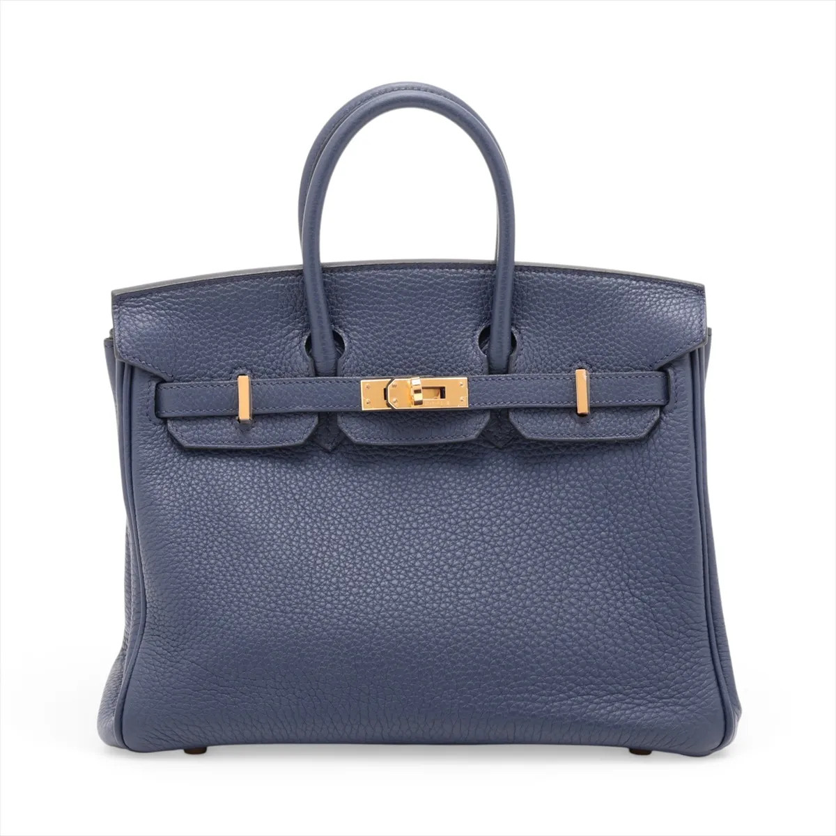 Hermès Birkin 25 Le Tournay Togo blue navy Gold Metal Fittings
