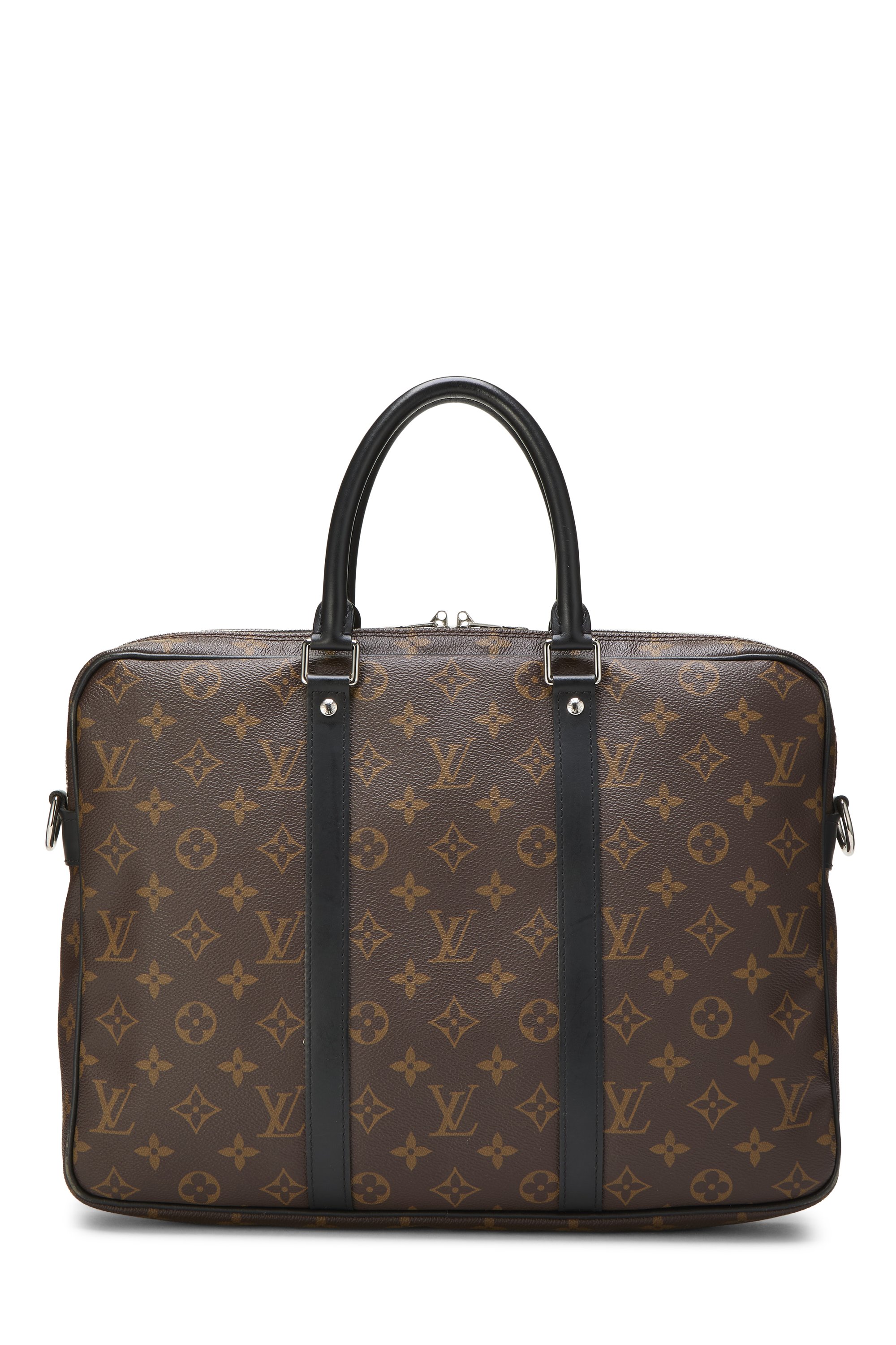 Monogram Macassar Porte Documents-Voyage PM