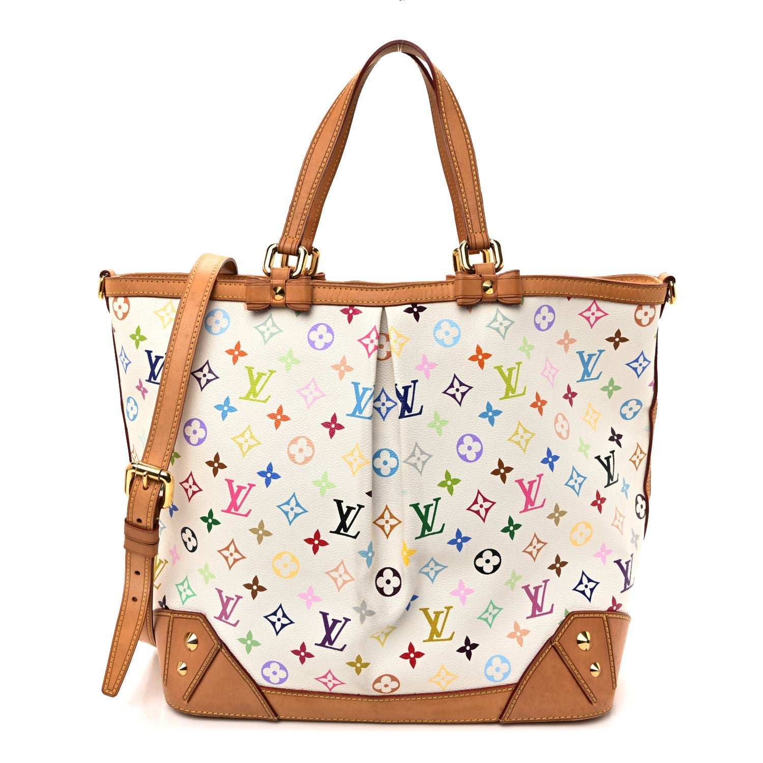 Louis Vuitton Monogram Multicolor Sharleen GM White White