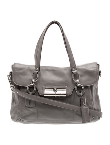 Leather Top Handle Bag