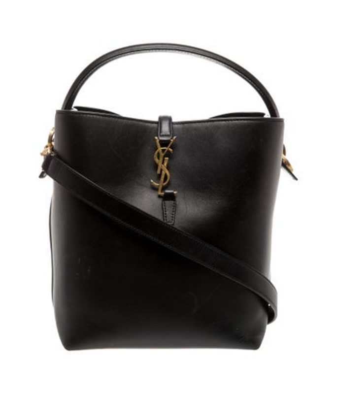 Saint Laurent Laurent Leather Bucket Bag Small