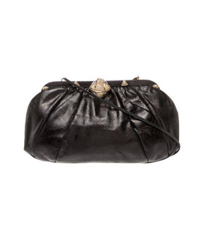 Judith Leiber Leiber Embossed Leather Evening Bag