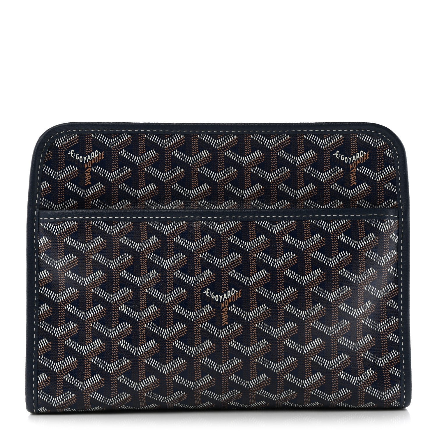 Goyard Goyardine Jouvence Toiletry Pouch MM Blue